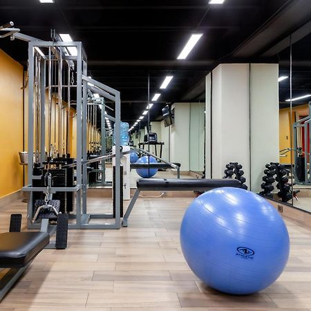 La Joya Pachuca Hotel Exterior foto The gym at the hotel