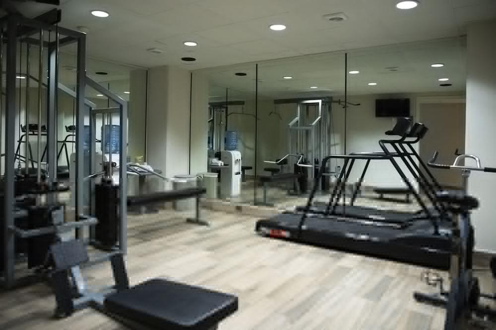La Joya Pachuca Hotel Exterior foto A gym in a hotel